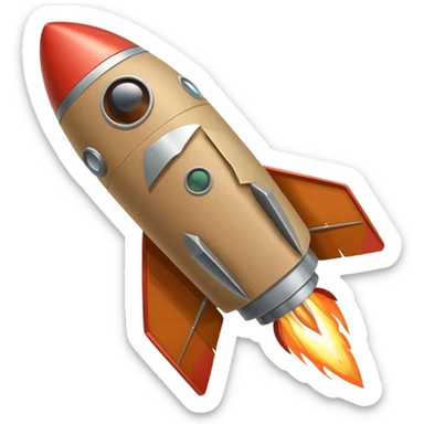 brown paper wrap usually found in indonesian stall.. attached to rocket sticker