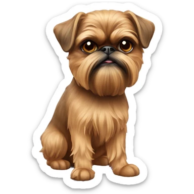 brussels griffon sticker