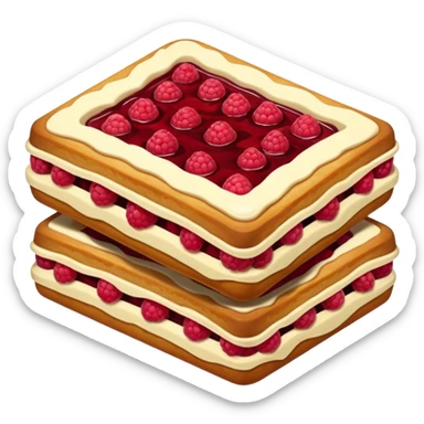 Raspberry Jam Center Bars sticker