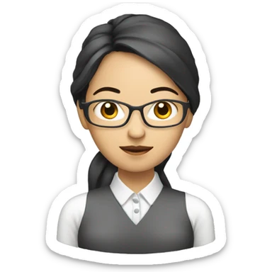 woman Asian data scientist with a computer   sticker