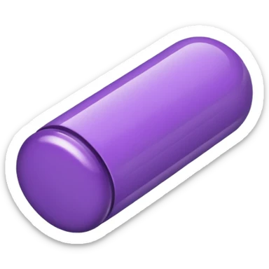 Pill purple sticker