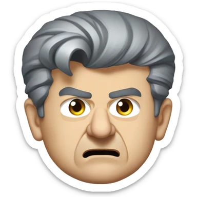 jean-luc mélenchon angry sticker