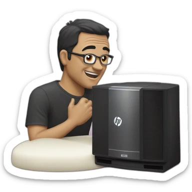 hp bose qui joue sticker