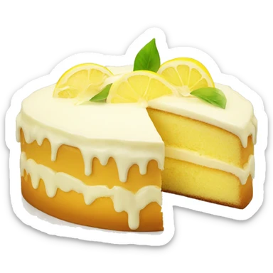 Lemon cake sticker