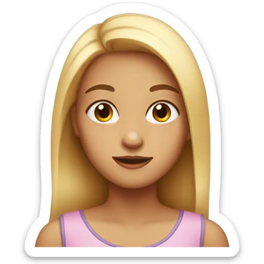 Girl sticker