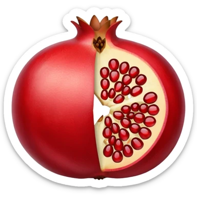 Pomegranate inside  sticker