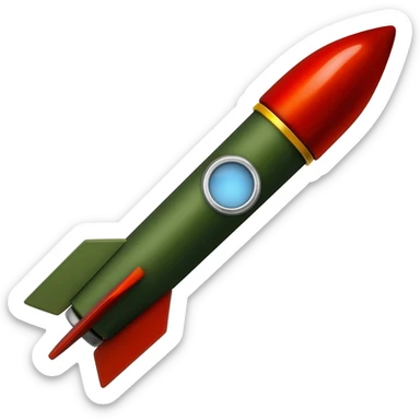 vojenská raketa sahid sticker