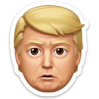 Donald trump pooping sticker