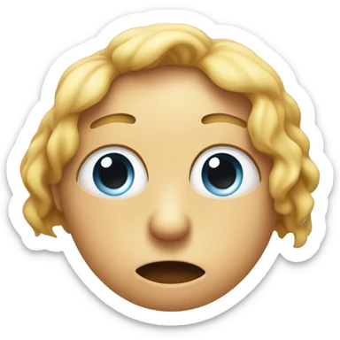 eye twitching emoji sticker