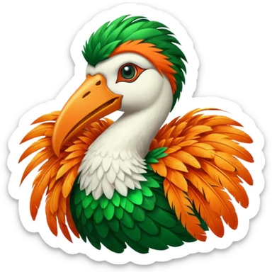 university of miami ibis sticker
