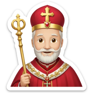 Sint nikolaas sticker