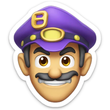 waluigi sticker