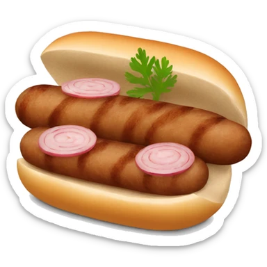 cevapi bosnian kebab sausages sticker