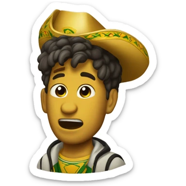  Cuernitos dorados free sticker