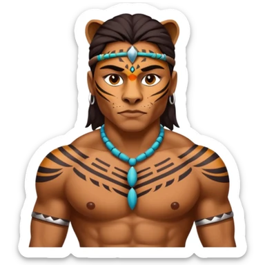 jaguar human sticker