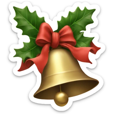 Christmas bells sticker