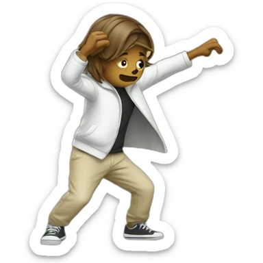 Dabbing Person sticker