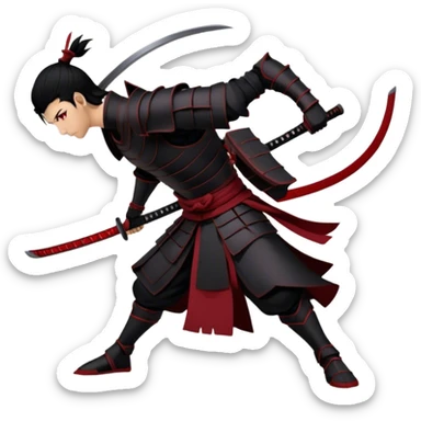 Shadow Samurai sticker