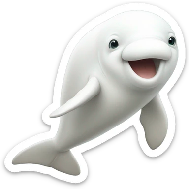 Beluga sticker