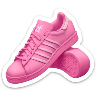 Pink adidas sticker