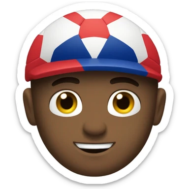 Futbolista del equipo de francia sticker