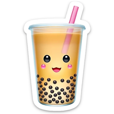 bubble tea sticker