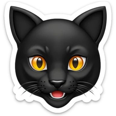 Emoji de pantera  sticker