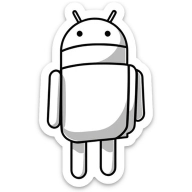 AI android men lovely sticker