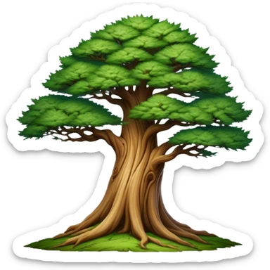 Cinematic Realistic depiction of a majestic Lebanese cedar tree, rendered with intricately detailed bark and lush, vibrant foliage, set against a softly lit, ethereal backdrop that emphasizes its national symbolism sticker