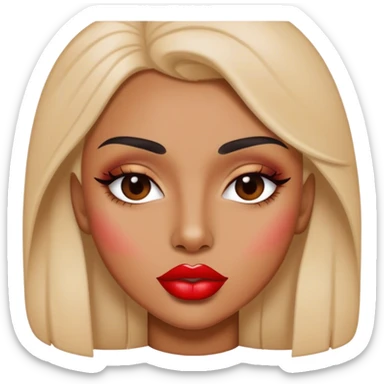 Palta con labios sticker