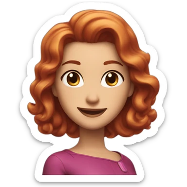 smiling wanda from avengers sticker