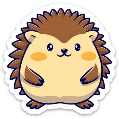 hedgehog sticker