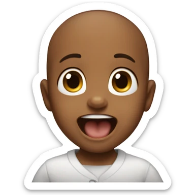 Really really really super happy baby sticker