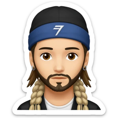 Tom kaulitz from tokio hotel sticker