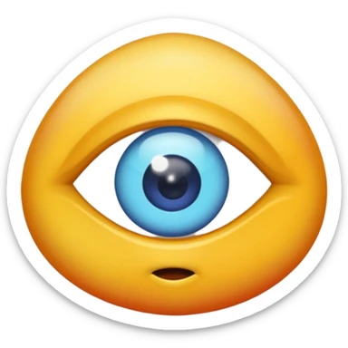 charactarised colorful minerals with eyes and mouth single sticker