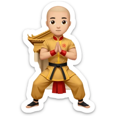 Kung Fu war Infront of the pantheon.  sticker