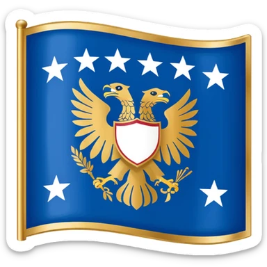 Kosovo flag sticker