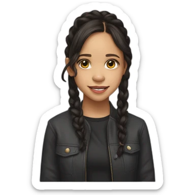 Jenna-ortega-wenesday sticker
