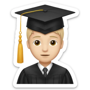 Graduation Cap sticker