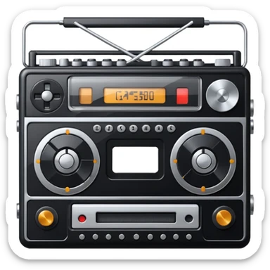Cassette Player sticker