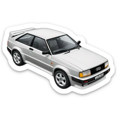 Audi Quattro S2 sticker