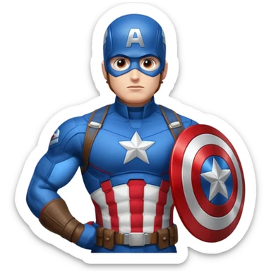 Captain America  sticker