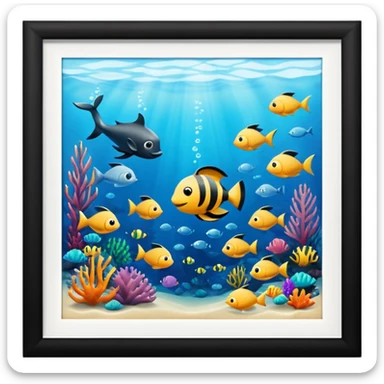 underwater library sticker