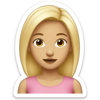 Bionda girl sticker