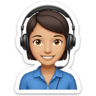 Community Manager trabajando feliz  sticker