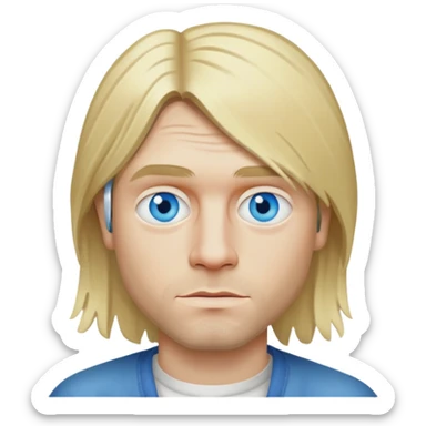 Kurt cobain  sticker