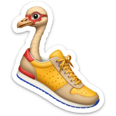 emojis.com ostrich-in-sneakers sticker