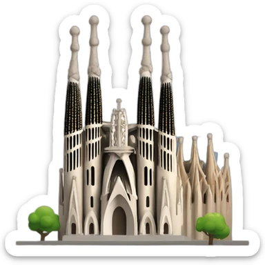 Sagrada Familia church sticker