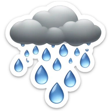 Lluvia sticker