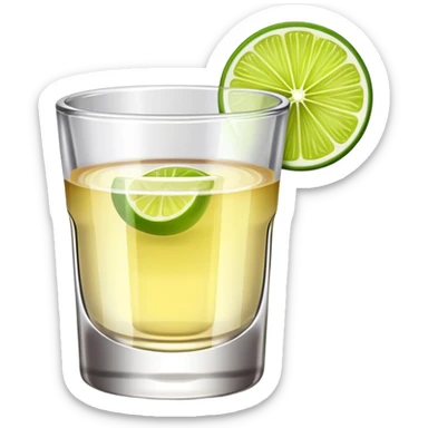 tequila shot sticker